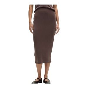 lululemon athletica Brown Midi Skirt